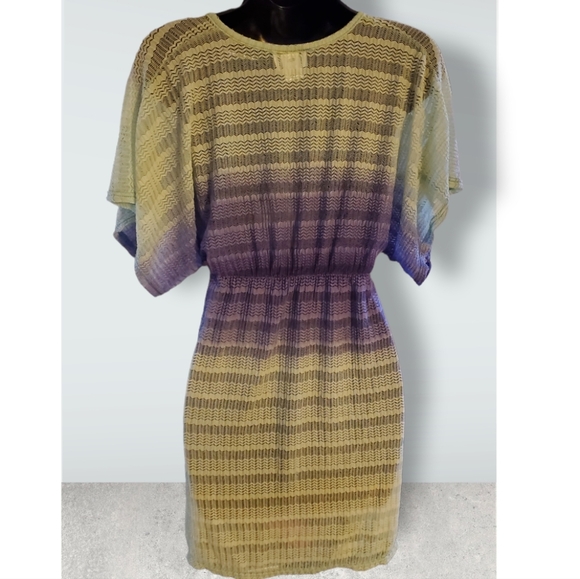 Jordan Taylor SM Ombre Blue/Green Gradient Swim Coverup - Picture 10 of 10